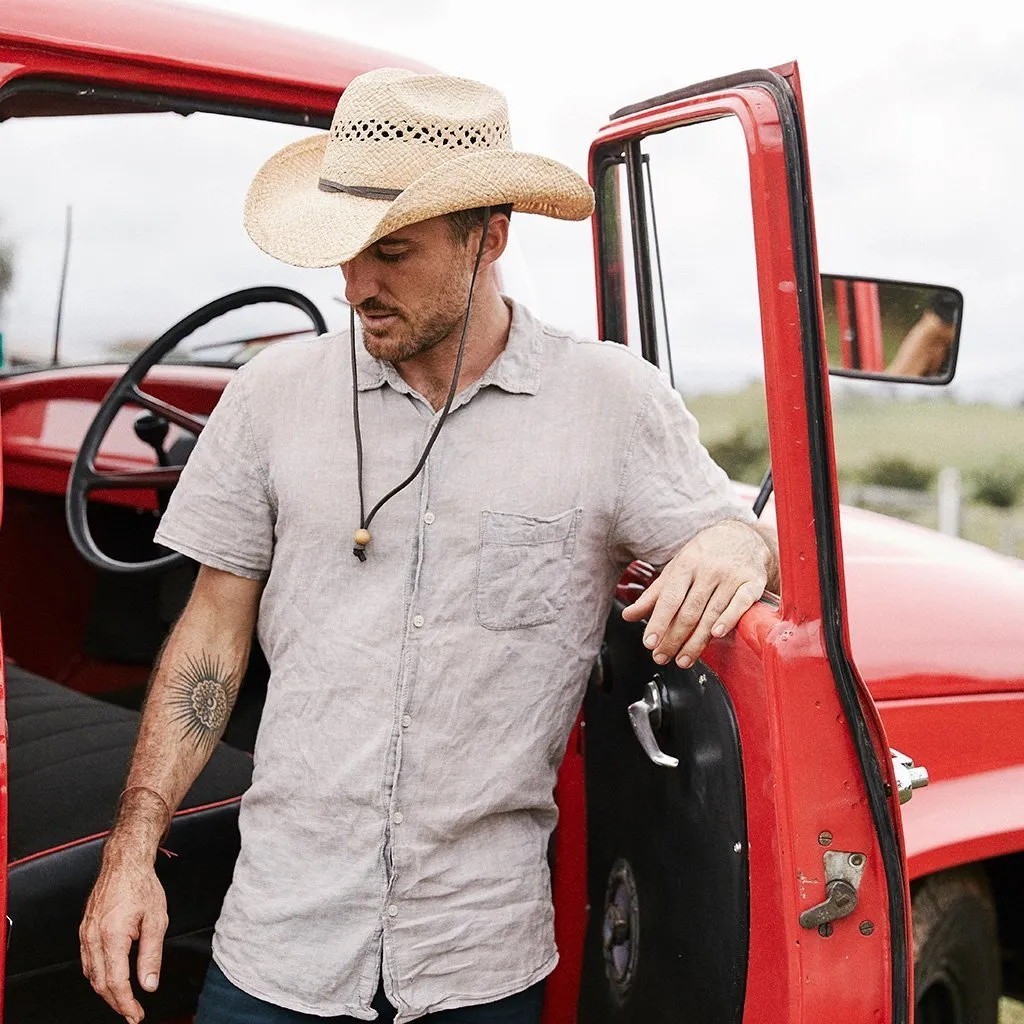 Conner Jasper Western Raffia Straw Hat